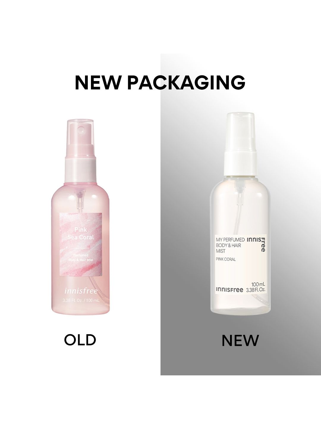  Innisfree My Perfumed Body & Hair Mist Pink Coral 100ml 